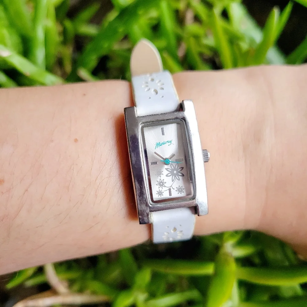 Vintage Manlaray Floral Watch